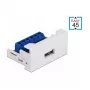 USB 2.0 Type-A Female to Terminal Block DeLOCK Easy 45 Module