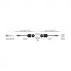 DeLOCK audio kabelis RJ-45 3.5mm Melns 87858