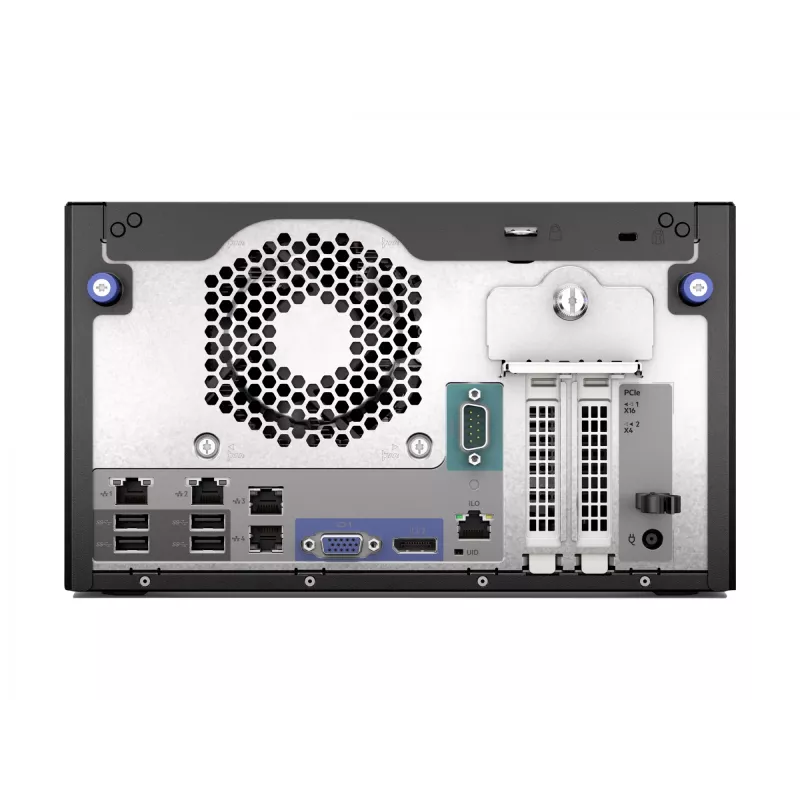 Server HP Enterprise ProLiant MicroServer Gen11 6325P 3.5 GHz 4 kodolu 1P 32 GB DDR5 4LFF NHP 2×4 TB HDD 180 W barošanas bloks