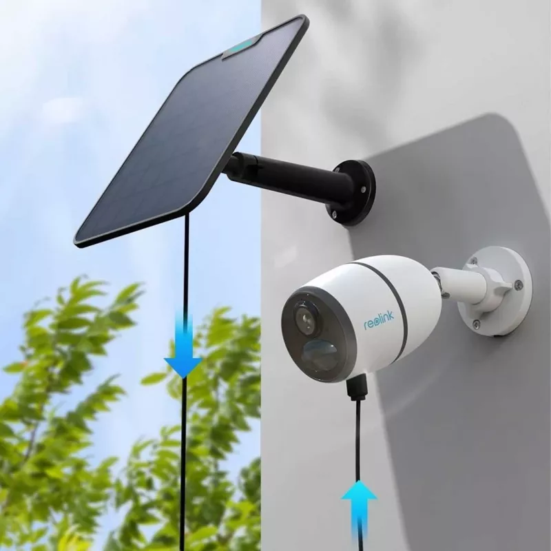 Reolink Solar PANEL-Melns 2 TYPE-C