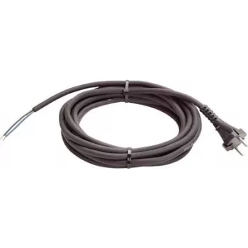 Strāvas kabelis AS Schwabe 70532 — 3 m H05RN-F, 2x1.0 mm², melns