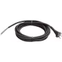 Strāvas kabelis Schwabe H05RN-F 2x1.0 mm² gumijas, 5 m, melns