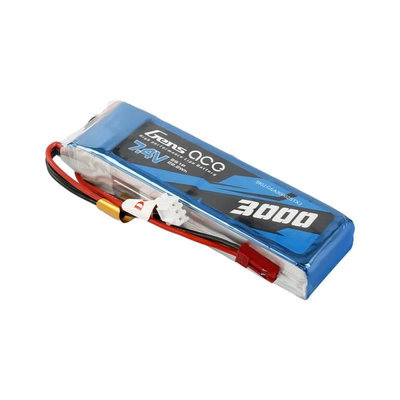 Akumulators Gens Ace 3000mAh 7.4V 1C 2S1P LiPo