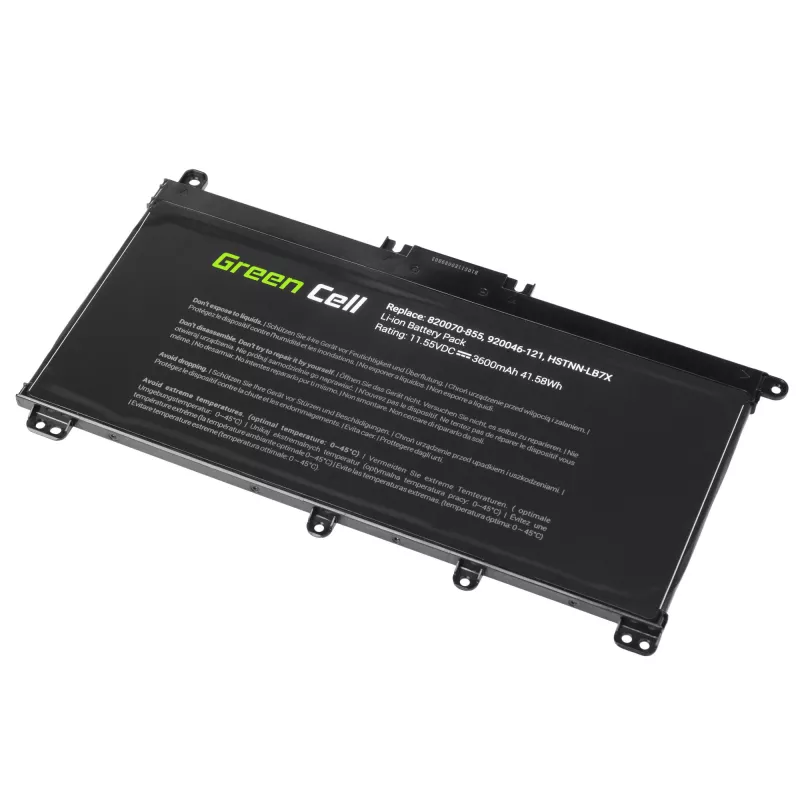 Baterija zaļa Cell HP145 priekš HP Pavilion (LiPo 3600 mAh, 11,55 V, melna)