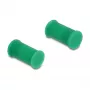 Portu putekļu aizsargs DELOCK 60673 DL4 portiem, silikons, zaļš, 14×27×14 mm, iepakojumā 10 gab.