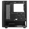 PC korpuss SAVIO Noctis Flow — Cube Mini‑ITX/Micro‑ATX/ATX, 3x120mm priekšā, 1x120mm aizmugurē, 2x3.5 collu + 3x2.5 collu sloti, rūdīts stikls