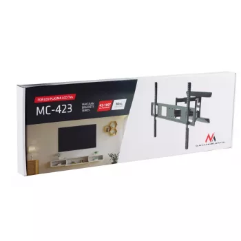 TV sienas stiprinājums MACLEAN MC-423 43–100 collu ekrāniem, kravnesība 80 kg