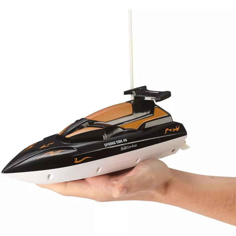 Priekšējās kabīnes (nojumes) rezerves daļa REVELL RC modelim 24136 — melna un oranža