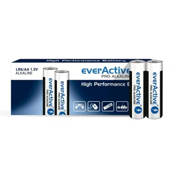 Vienreizējās lietošanas AA sārma baterijas everActive LR610PAKPA, 1,5 V, 3000 mAh, iepakojumā 10 gab.