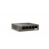 TENDA TEG1105P-4-63W-EU tīkla komutators, 5x Gigabit RJ-45, 4x PoE (57,8 W kopā), 10 Gbit/s komutācija