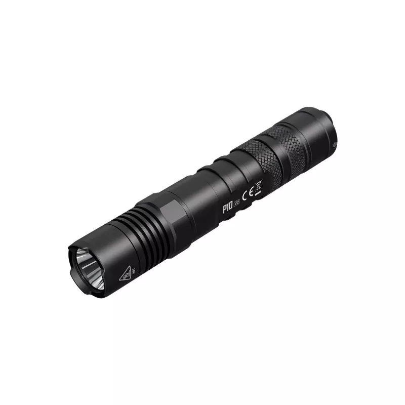Taktiskais lukturītis Nitecore P10 V2 — 1000 lm, IP68 ūdensizturīgs, triecienizturīgs, 95 g, saderīgs ar 18650/CR123