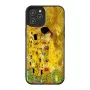 iKins aizsargapvalks Apple iPhone 12 Pro Max — melns, skūpsta dizains