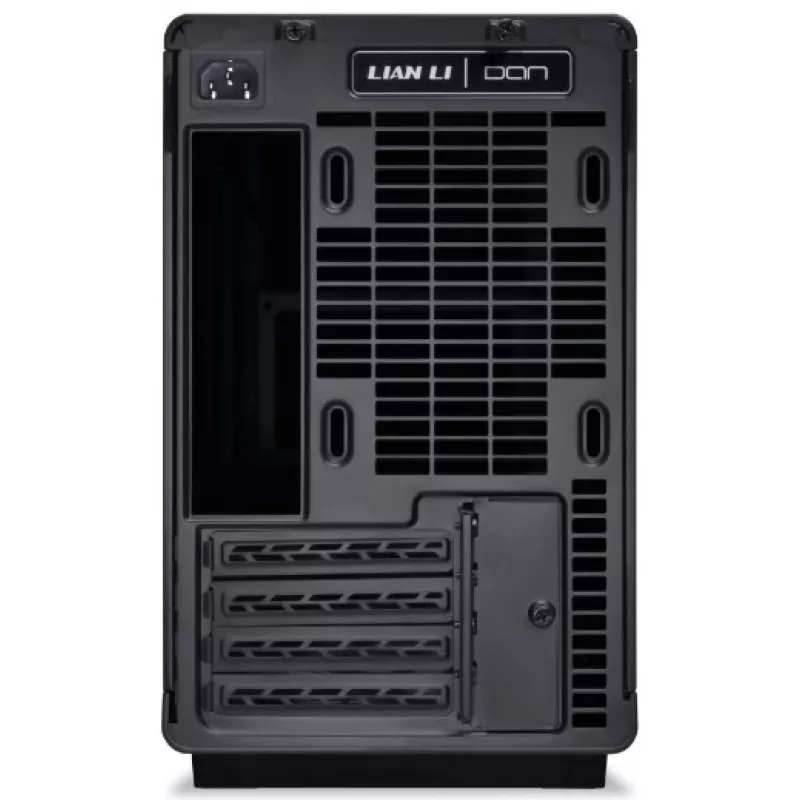 Lian Li A3-mATX Micro Tower korpuss — Micro-ITX/Micro-ATX, koka un melnā krāsā, atbalsta ATX/SFX/SFX-L barošanas blokus