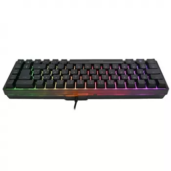 Deltaco Gaming Keyboard DK240 mini 60% USB, RGB melns