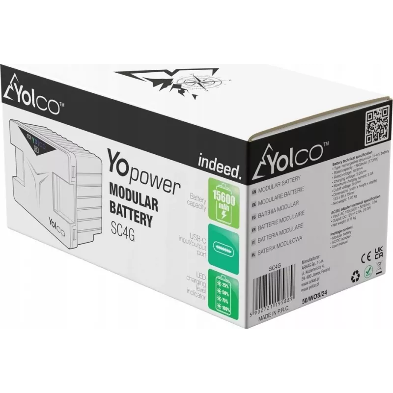 Yopower SC4G, SC4B modulāra baterija Yolco pārnēsājamiem ledusskapjiem