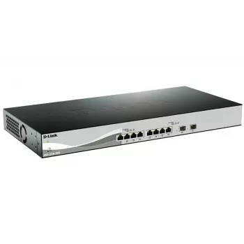 D-Link DXS-1210-10TS Pārvaldāms L2/L3 10G Ethernet (100/1000/10000) 1U Melns, Sudrabs