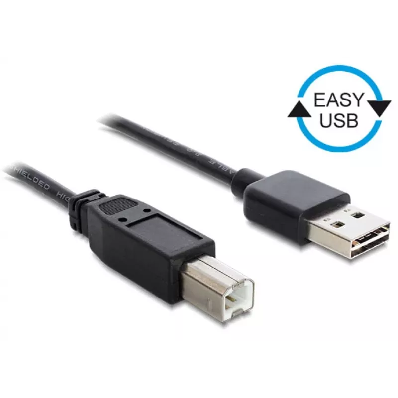 USB kabelis DeLOCK 3m USB 2.0 A - B vīr./vīr.