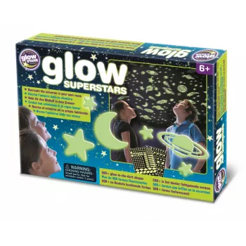 Sienas uzlīmes Brainstorm Glow Superstars