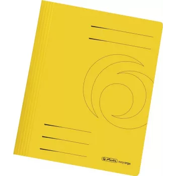 Manilas mape Herlitz 11034303 Kartons Dzeltens A4