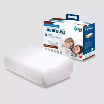 Ortopēdiskais spilvens REHA FUND MORFEUSZ Classic 660 — putuplasta, ergonomisks galvas atbalsts, 480×300×140 mm