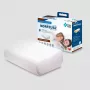 Ortopēdiskais spilvens REHA FUND MORFEUSZ Classic 660 — putuplasta, ergonomisks galvas atbalsts, 480×300×140 mm