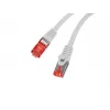 LANBERG Cat6 F/UTP (FTP) tīkla kabelis, RJ-45–RJ-45, 10 m, Pelēks