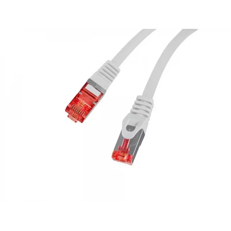 LANBERG Cat6 F/UTP (FTP) tīkla kabelis, RJ-45–RJ-45, 10 m, Pelēks