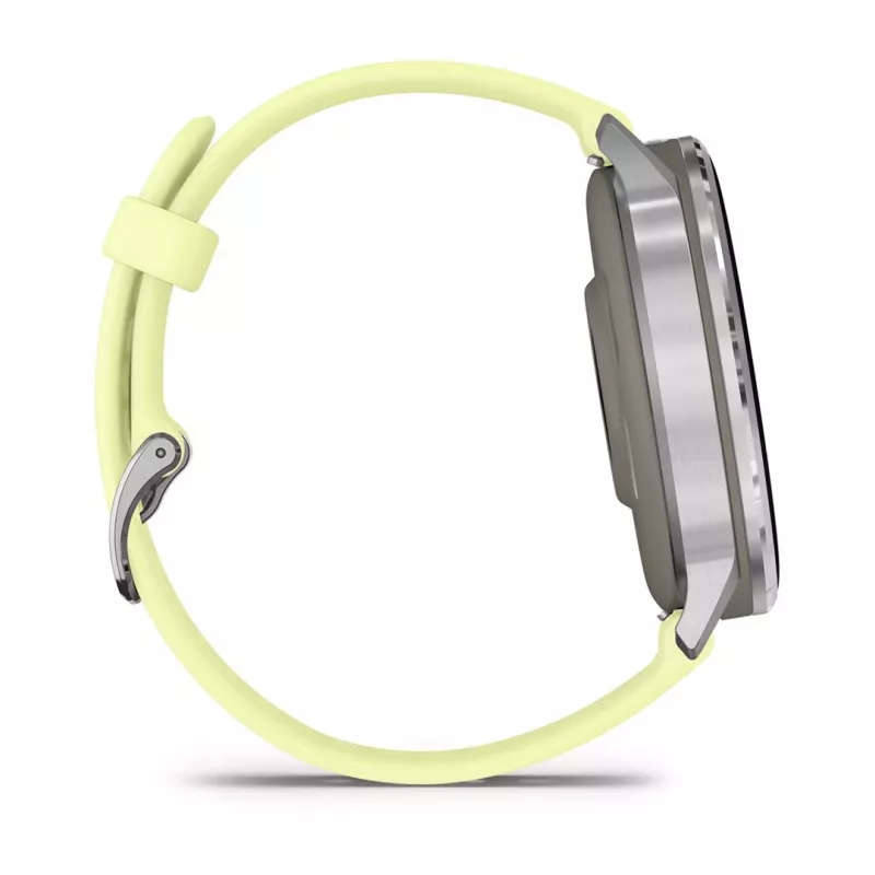 Garmin Venu 010-03014-02 viedpulkstenis / sporta pulkstenis 3.56 cm (1.4 inch) AMOLED 45 mm Digitāls 454 x 454 pikseļi Skārienekrāns Sudrabs Wi-Fi GPS (satelīts)