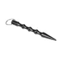 Taktiskā pildspalva GUARD YC-008-BL — kompakta duralumīnija pildspalva ar stikla lauzēju, 150 mm, 50 g, melna