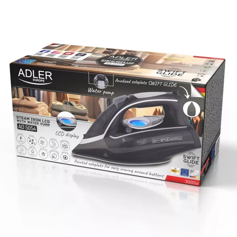 Adler AD 5054 tvaika gludeklis