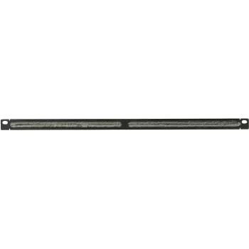 Kabeļu pārvaldības panelis LOGON RAO205BL melns metāla 48,3 cm