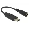Delock Audio adapteris - 24 kontaktu USB-C (vīr.) uz stereo mini ligzdu 3,5 mm (siev.)