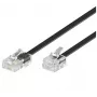 Telefona kabelis Microconnect MPK463S RJ11 RJ45 15 m caurspīdīgs