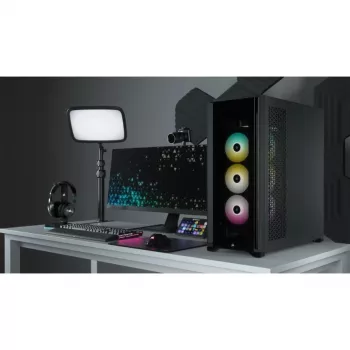 PC korpuss Corsair iCUE 7000X RGB Full Tower melns