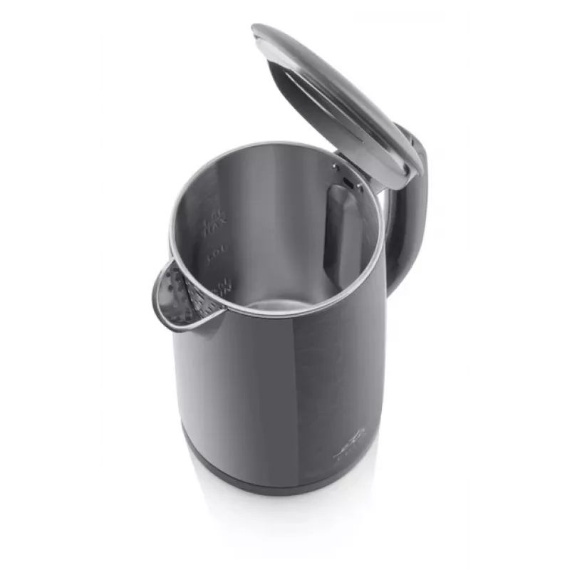 ETA Tējkanna | ETA859590020 EDITA | Elektriskā | 2200 W | 1,5 L | Nerūsējošais tērauds | 360° grozāma pamatne | Pelēka