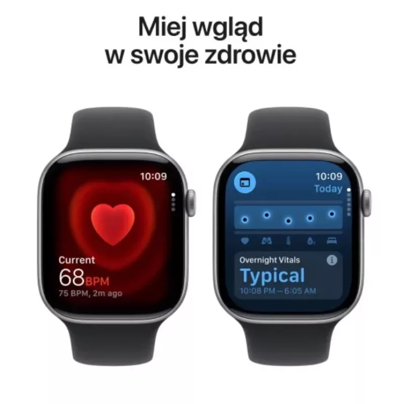 Pulksteņa sērija 11 GPS+Cellular 46mm Space Grey Alumīnija korpuss ar Black Sport Siksniņu - M/L
