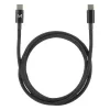 USB kabelis Mobilis 001389 USB 2.0 1m USB C Melns