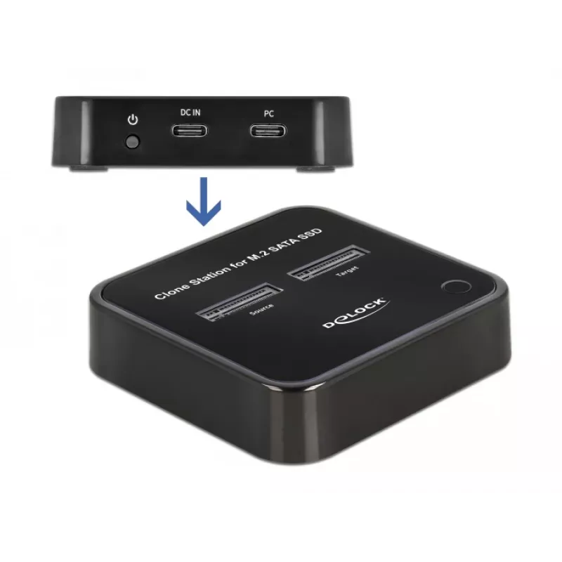 DeLOCK 64178 dokstacija USB 3.2 Gen 2 Type-C SSD M.2