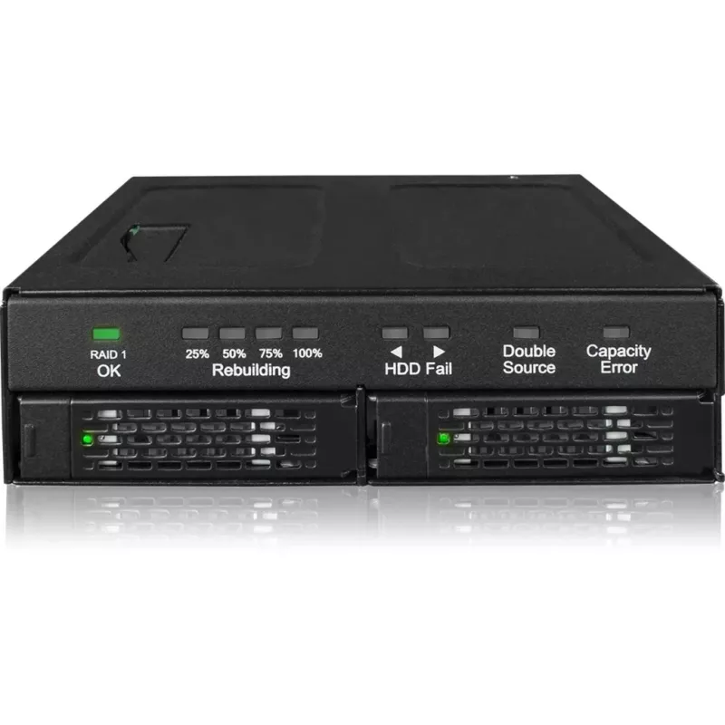 Diska korpuss Icy Dock MB902SPR-B R1 Melns 2.5 collu SATA