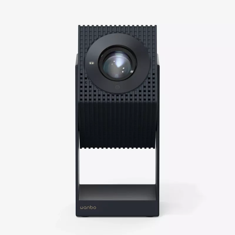 Pārnēsājams LCD projektors WANBO Cube 2 Pro — 500 ANSI lūmeni, 1080p (1920x1080), LED, automātiskā fokusēšana, Android TV, 1.2:1 tālummaiņa, 8 W, melns