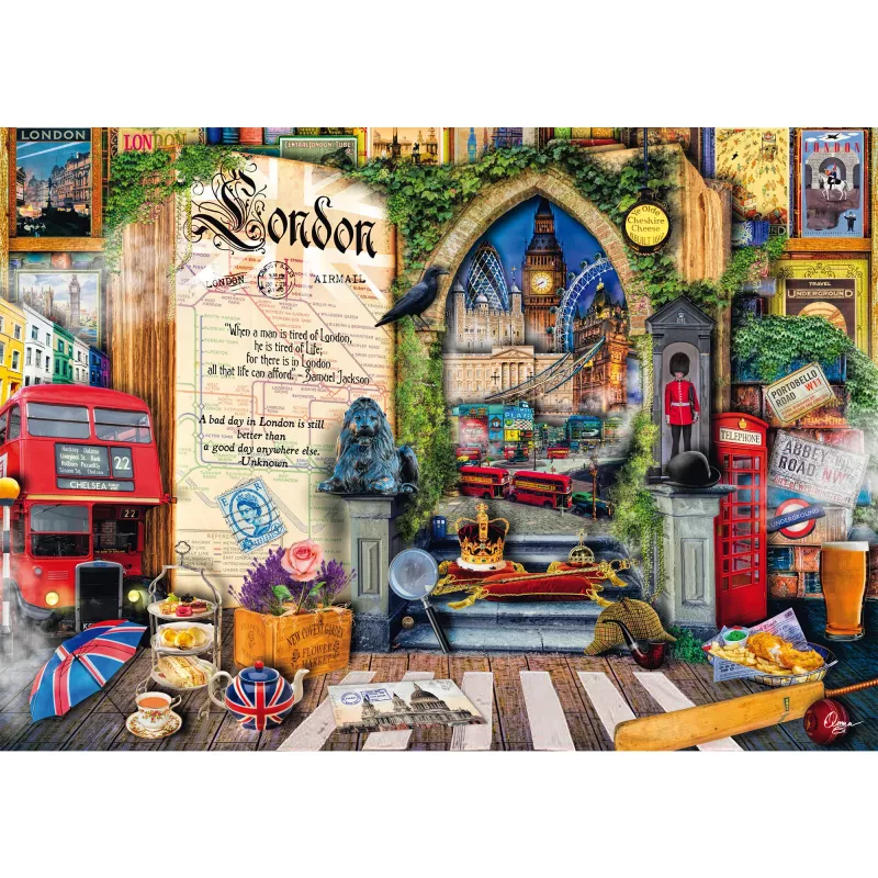 Puzle 1000 gab., Schmidt Spiele Aimee Stewart: Memories of London
