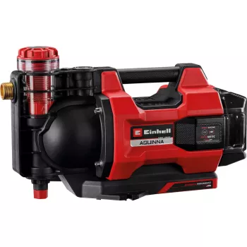 Dārza sūknis EINHELL AQUINNA 18/30 F LED AUTOMATIC — bezvadu 3000 l/h, 28 m pacēlums