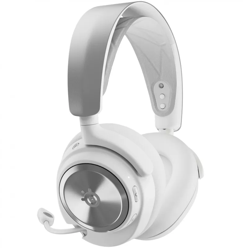 Headset STEELSERIES 61524 wired circumaural balta head-band headphones