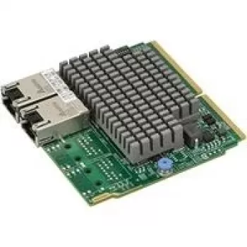 Super Micro Supermicro paplašinājuma karte AOC-MTG-I2TM - tīkla adapteris - 10Gb Ethernet x 2 (AOC-MTG-I2TM-O)