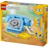 Konstrukciju rotaļlieta LEGO Creator 3-in-1 31174 Retro Telephone komplekts, 383 detaļas, 8+ gadi, 70×110×150 mm