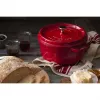 Viena katla Staub Cocotte 24 cm Ķiršu krāsa