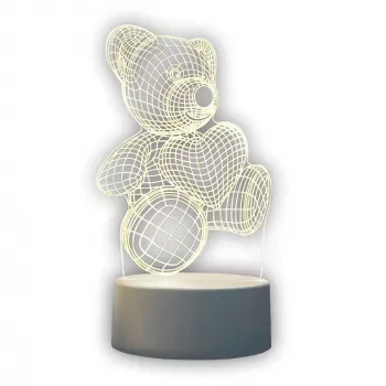 Naktslampa Extralink HOME 3D sirds optiskās ilūzijas naktslampa USB