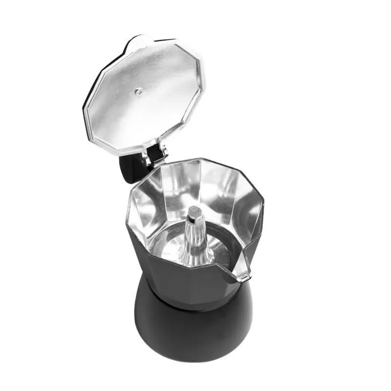 Espresso kafijas automāts Adler AD 4421 — 15 bāru sūknis, melns korpuss