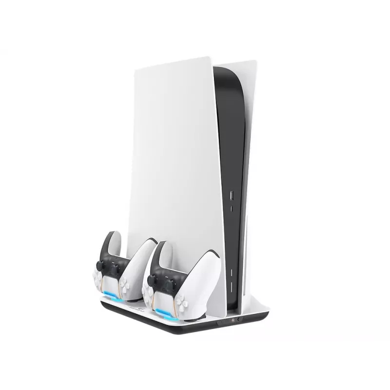 EgoGear SCC5-P5-WH, lādēšanas sistēma, PlayStation 5, balts, vadu, 258 mm, 53 mm