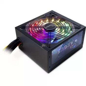 Inter-Tech Argus RGB-600W II barošanas bloks 20+4 kontaktu ATX ATX melns